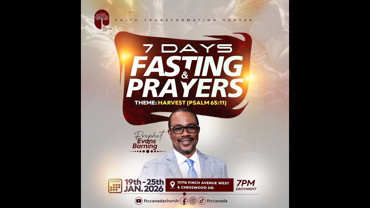 7 DAYS FASTING & PRAYERS | WITH PROPHET EVANS BARNING | JANUARY 19TH, 2026