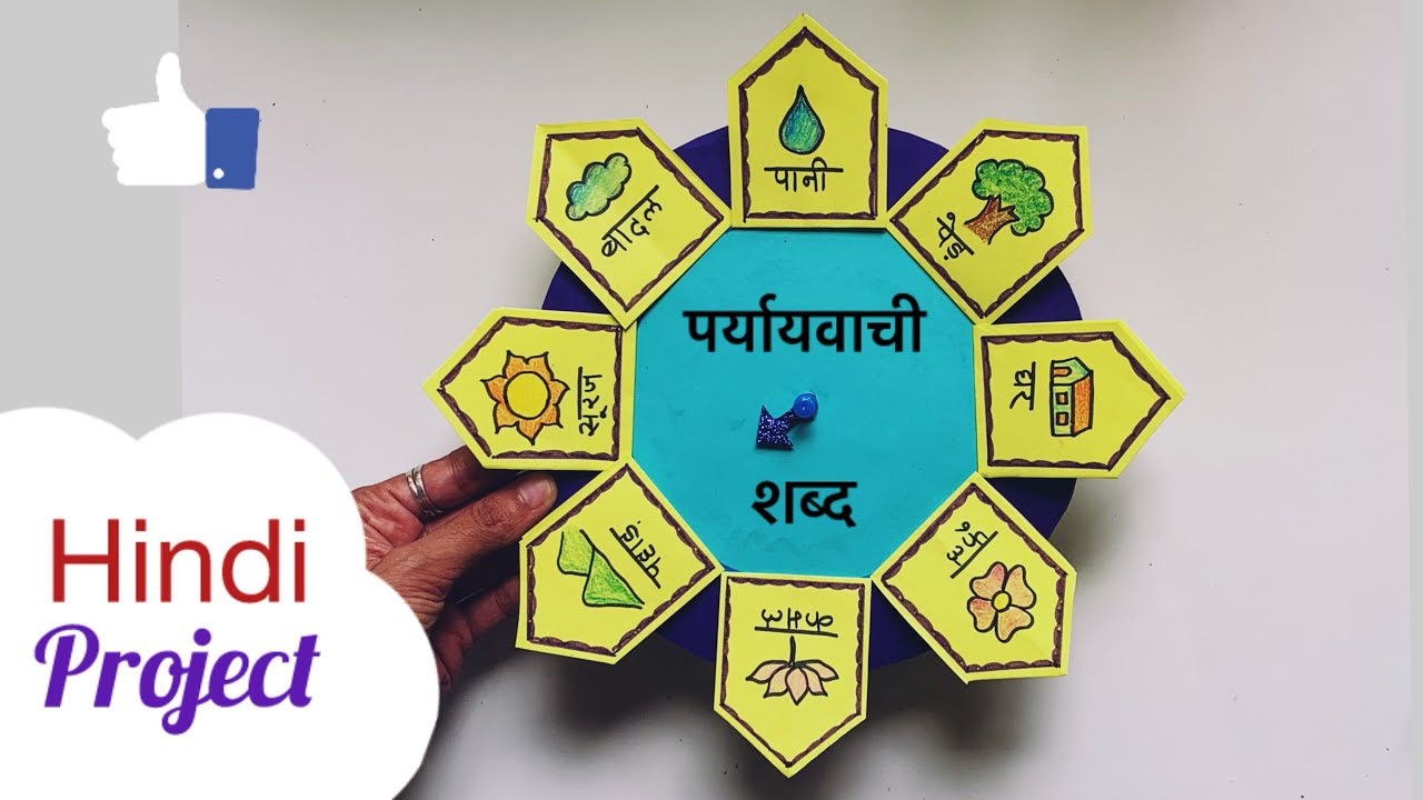 पर्यायवाची शब्द  Hindi TLM/ Hindi Paryayvachi Shabd Project/ Hindi Working Model/ Hindi TLM Easy