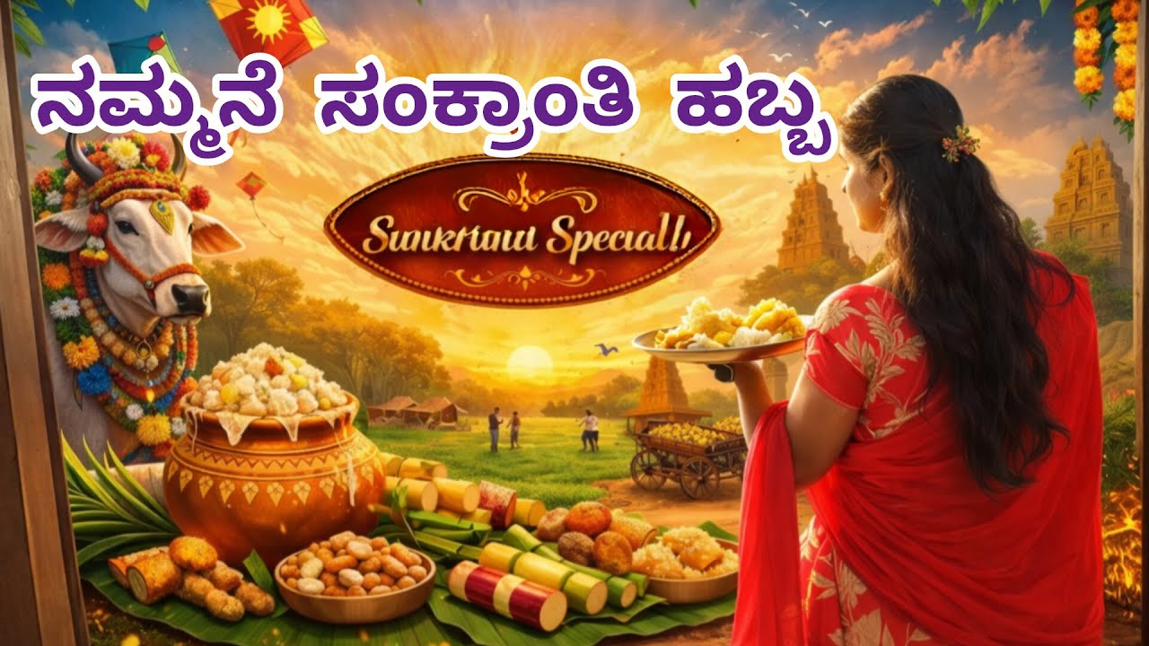 ನಮ್ಮನೆ ಸಂಕ್ರಾಂತಿ ಹಬ್ಬ | ಸಂಕ್ರಾಂತಿ ಹಬ್ಬದ ಊಟ | Sankarnthi Celebrations special | 