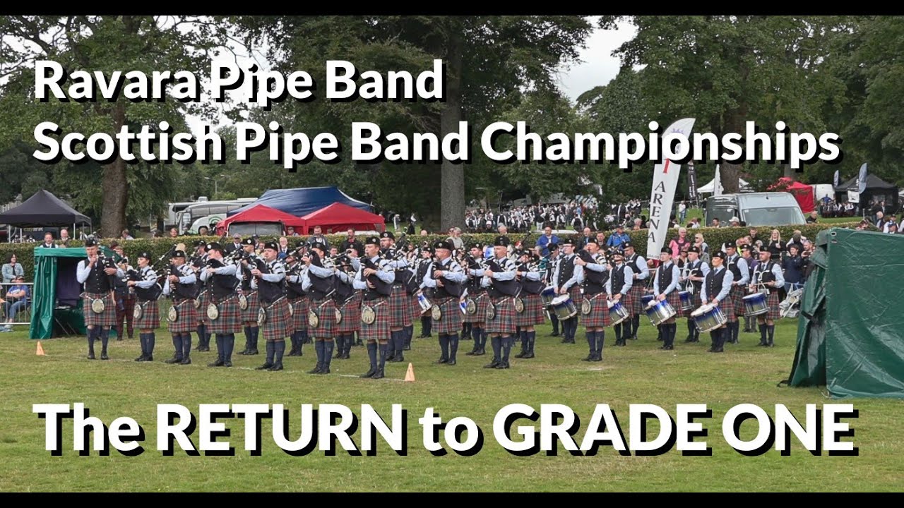 Ravara Pipe Band at the Scottish Pipe Band Championships
