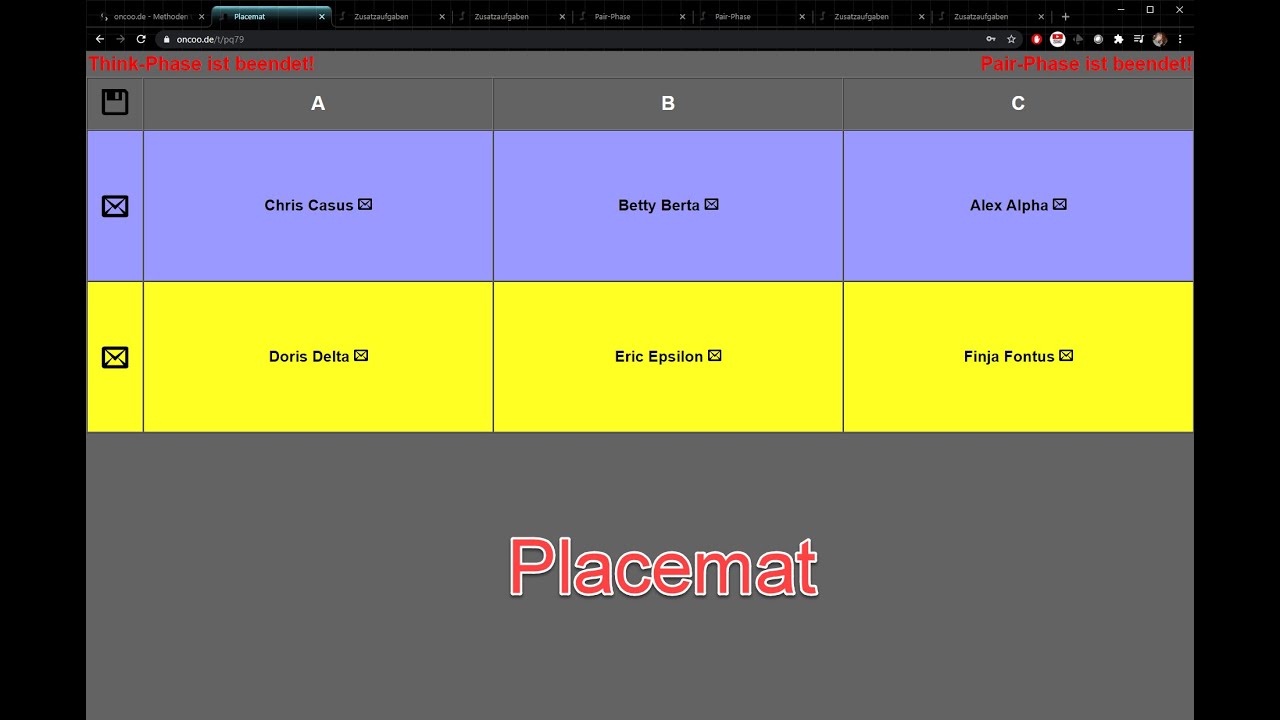 oncoo.de - Placemat