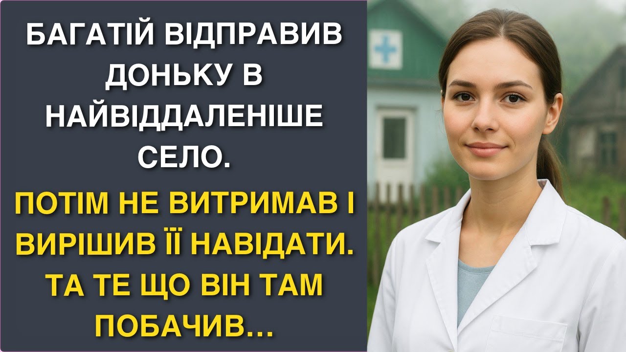 Багатій відправив доньку в найвіддаленіше село. Потім не витримав і вирішив її навідати. Та те що в…