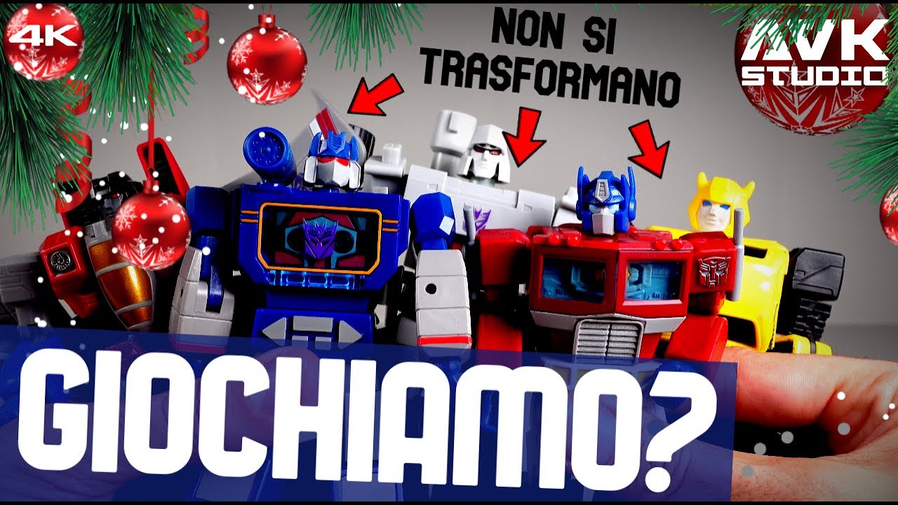 Transformers RED non UNBOX o RECENSIONE...oggi GIOCHIAMO insieme! BUONE FESTE da AVK Studio💚✌💚