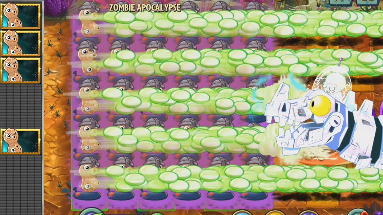 Plants vs Zombies 2 Hack - Cacahuete vs Los Zombots