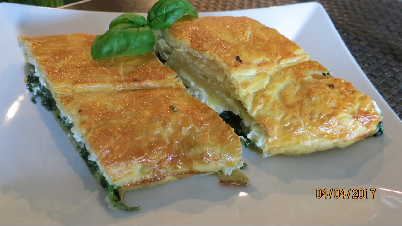 Spinatstrudel mit Fetakäse