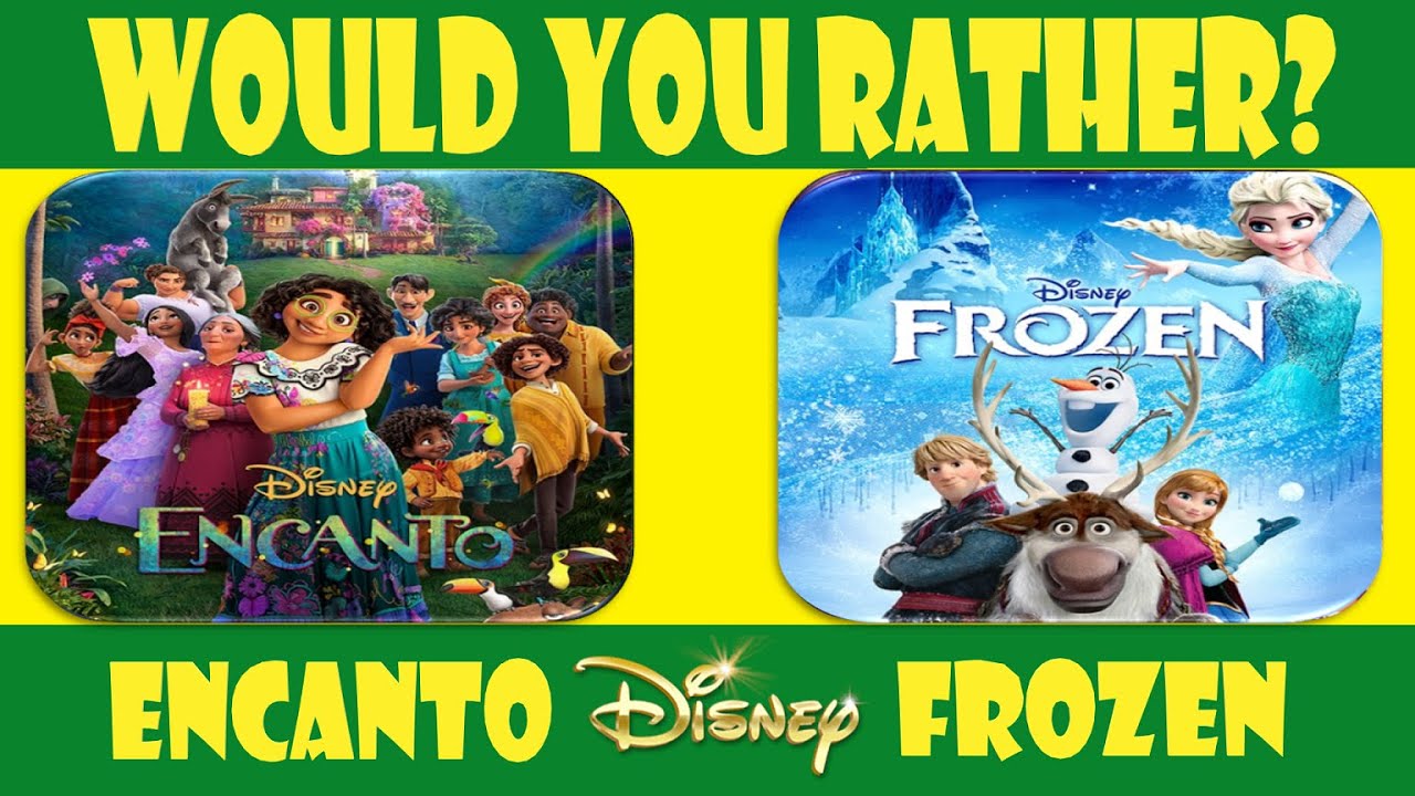 Would You Rather Disney Movies Edition