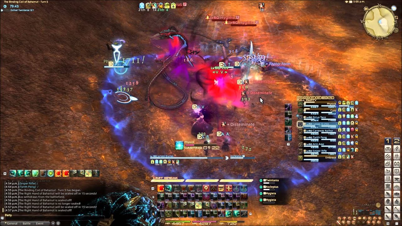 BG vs the Binding Coil of Bahamut - Turn 5 / World 1st Twintania Kill! (大迷宮バハムート５クリア)