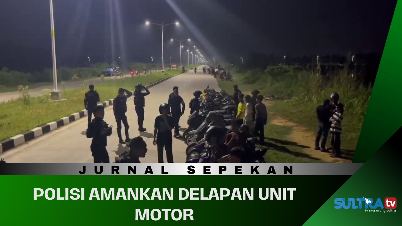 🟢Live Jurnal Sepekan : POLISI AMANKAN DELAPAN UNIT MOTOR | 08/03/2026