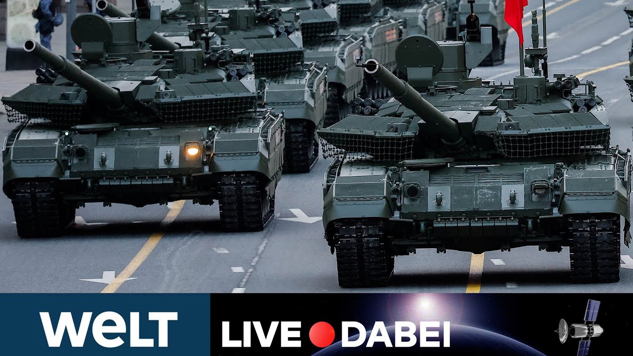 RUSSLAND: Putins Parade in Moskau! Gedenken an Sieg über Hitler vor 80 Jahren I WELT LIVE DABEI