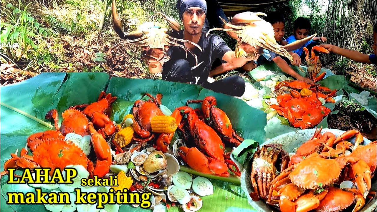 MUKBANG SEAFOOD!! masakan pedas pemburu kepiting