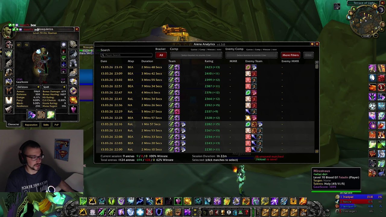 Road to Rank 1 - Day 35 - Warrior Ret Sham Arena