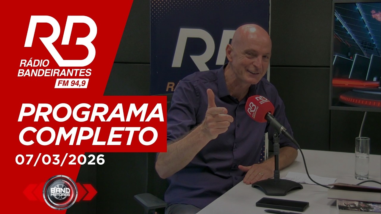 Band Motores na Rádio Bandeirantes | 07/03/2026