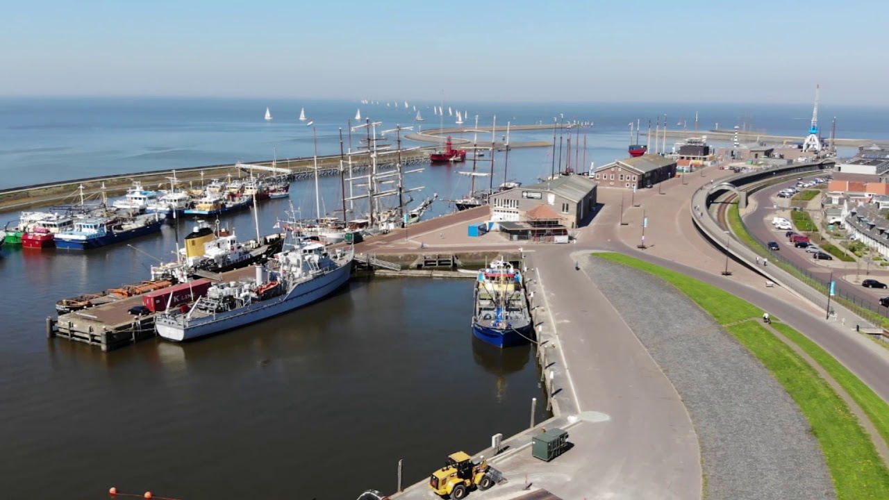 Dronevlucht Drohnenflug Harlingen, 21 04 2019