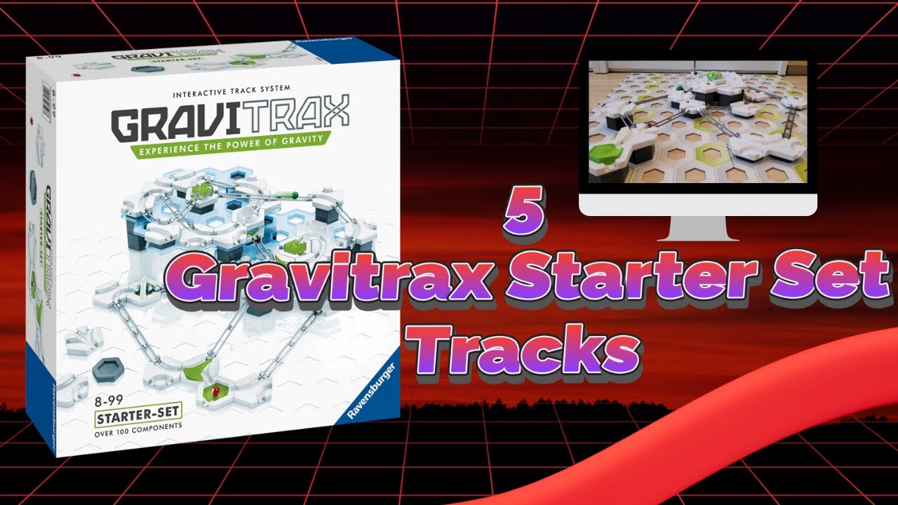 5 GraviTrax starter set track ideas #tutorial #marblerun #gravitrax