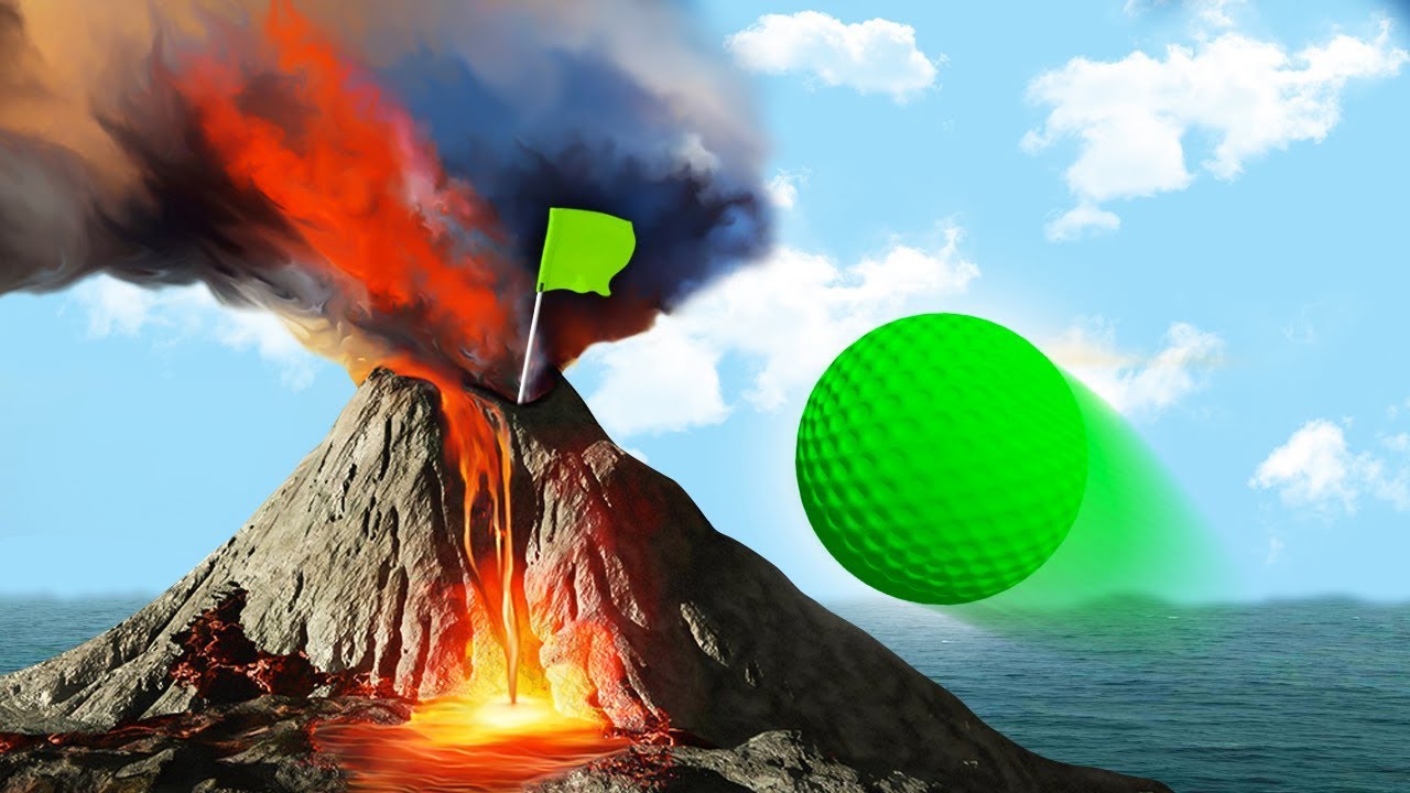 DANGEROUS GOLF ON VOLCANOS! (Golf It)