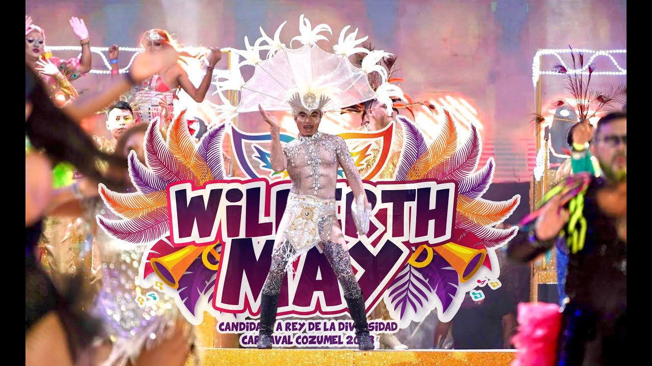 Wilberth May - Rey de la Alegría de la Diversidad del Carnaval Cozumel 2023