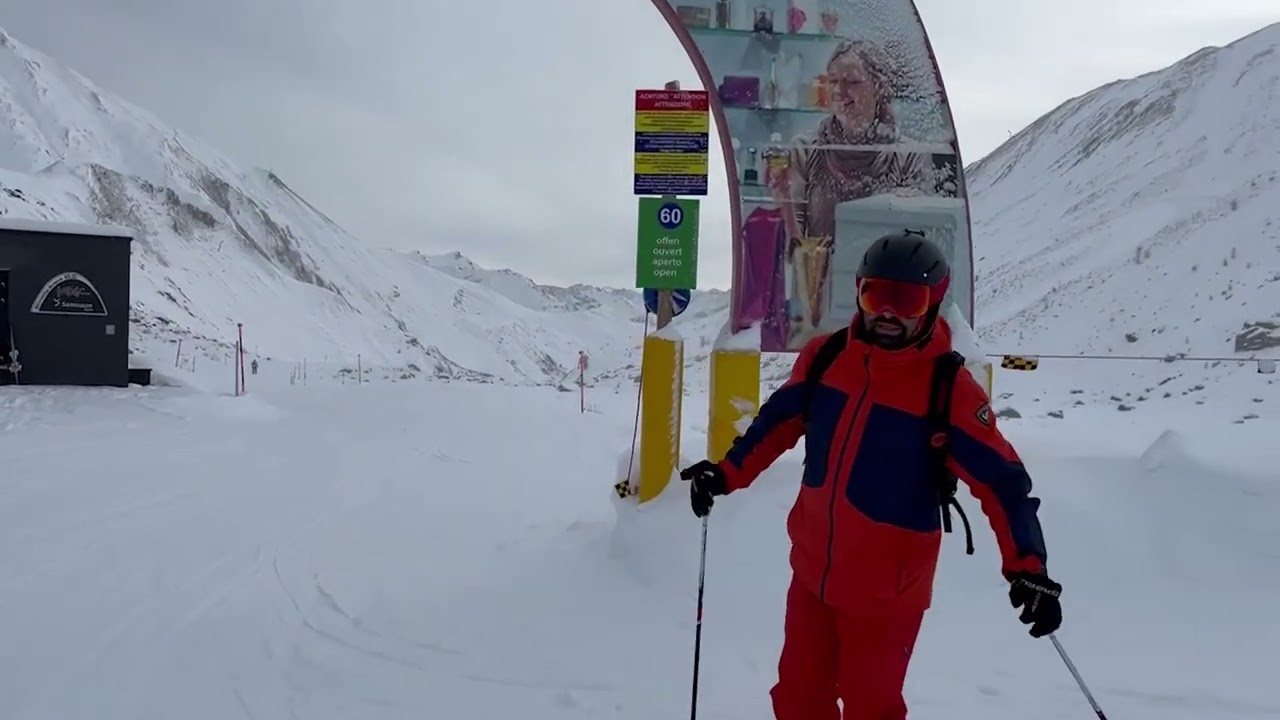 Ischgl Samnaun smuggler's run piste 62 and 60 december 2022