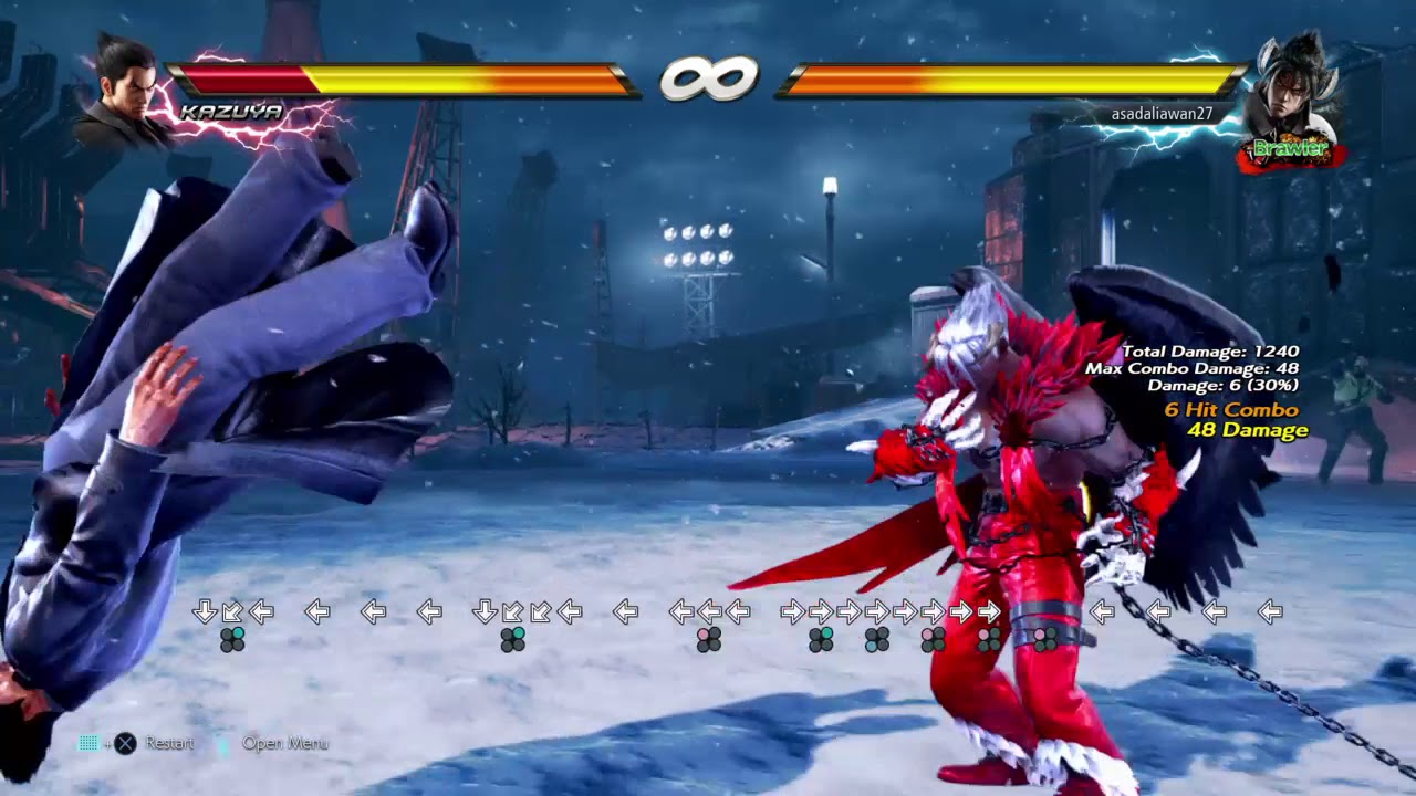 TEKKEN 7 Devil Jin Hell sweep (Optimal)