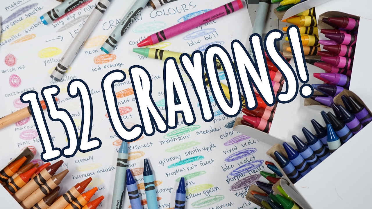 Unboxing 152 CRAYOLA CRAYONS: The Ultimate Collection