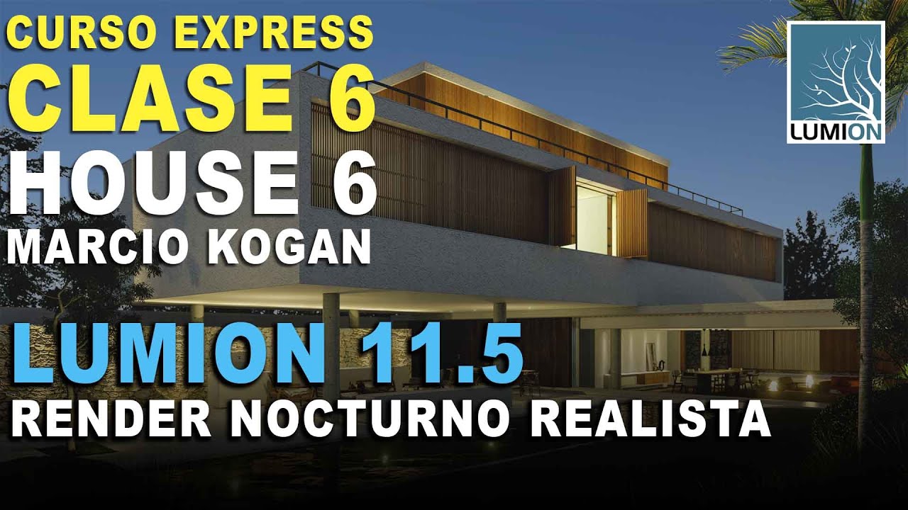 HACER UN RENDER NOCTURNO REALISTA LUMION 11.5