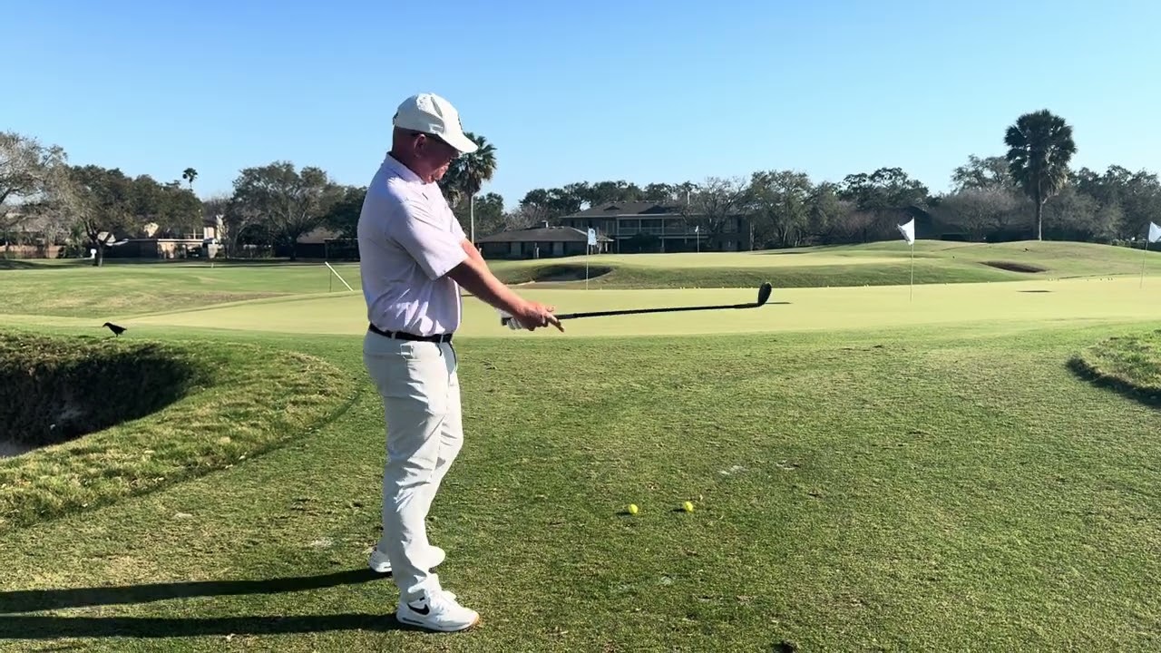 Brent Blackburn is taking pressure off of his pointer finger and thumb for chipping.