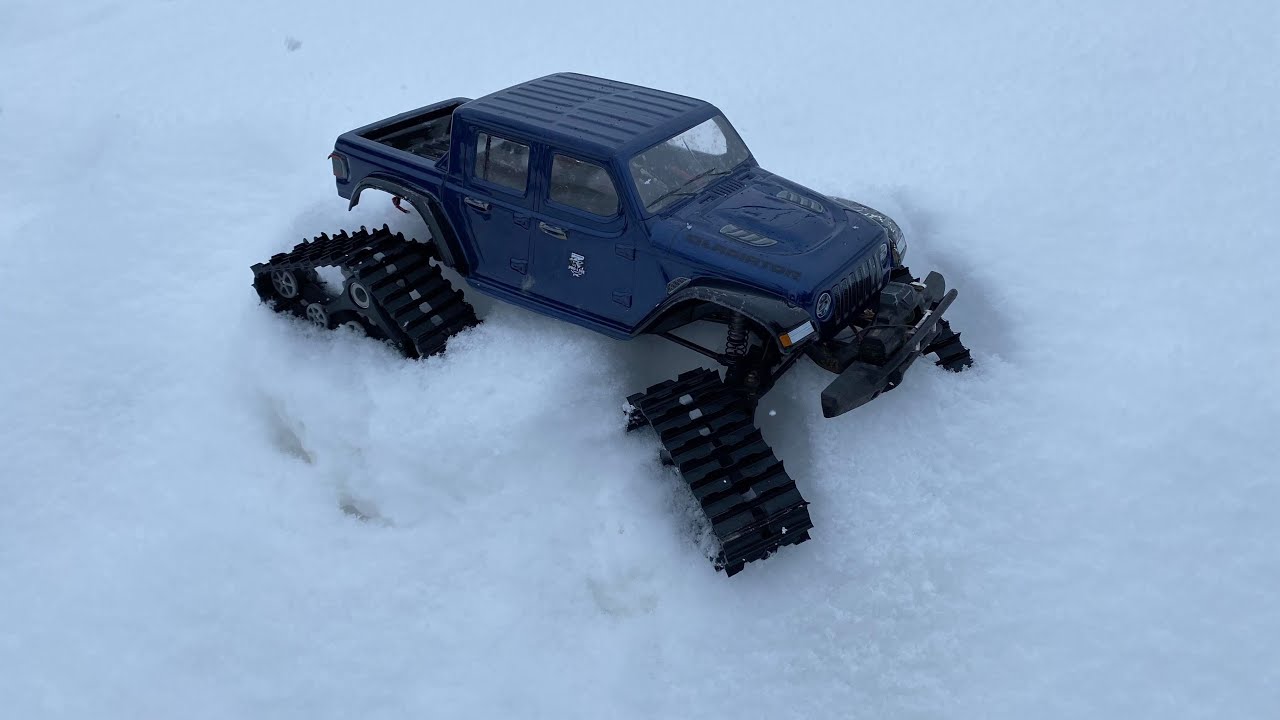 Kraken 1/10 3D printed rc snow track from Réalisation Bubblebrain