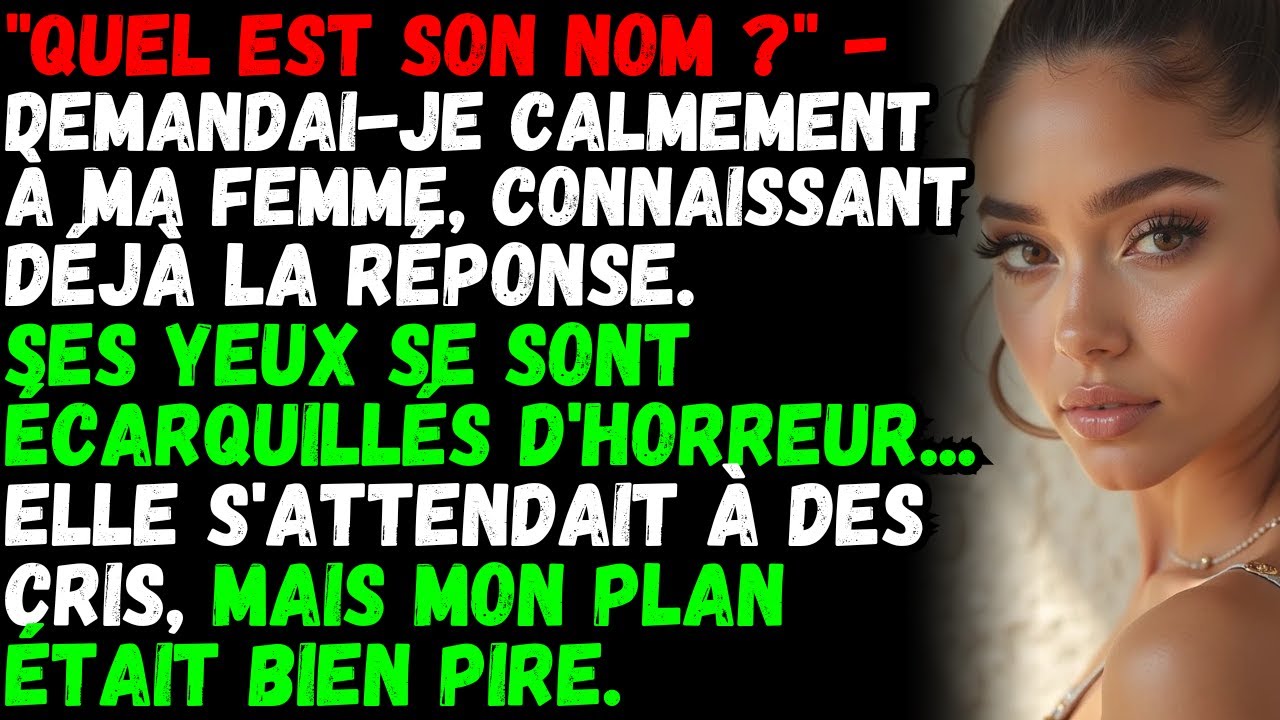 Que faire si votre femme voit quelqu'un d'autre depuis un an et demi ?