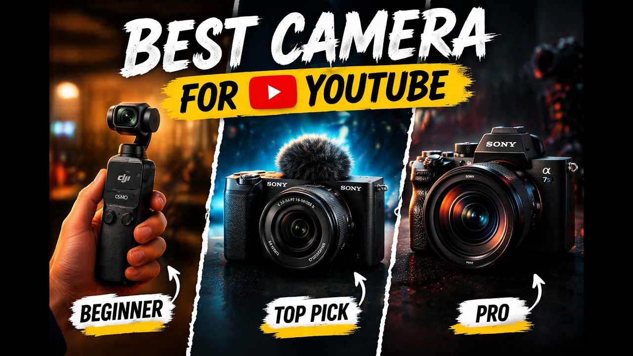Best Camera for YouTube 2026: Sony ZV-E10 II vs iPhone vs Sony A7S III