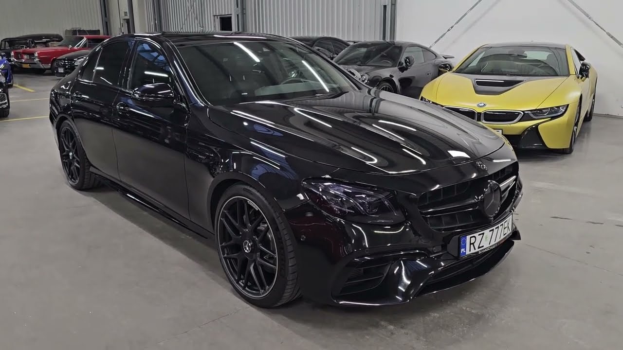 Mercedes-Benz E 63 AMG 4Matic 4.0 V8 571 KM 2017. Wideoprezentacja.