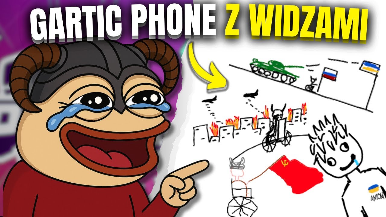 KAŁACH gra w GARTIC PHONE Z WIDZAMI