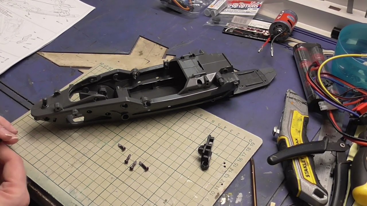 Tamiya DT03 Racing Fighter Chassis Only Long Build Pt 1