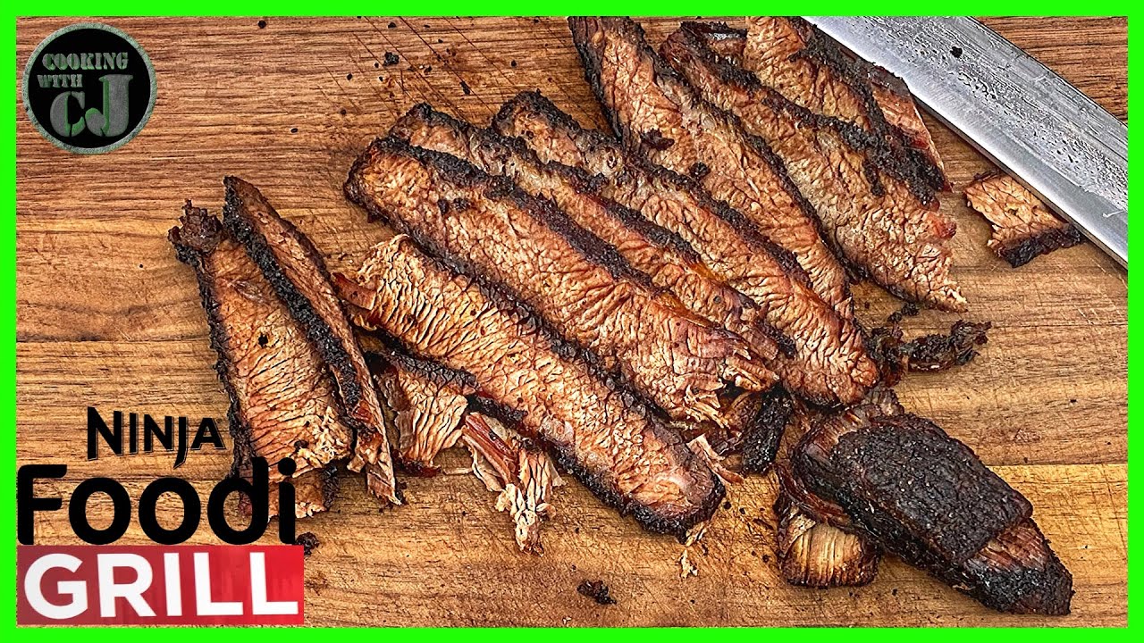NINJA FOODI GRILL BRISKET! | Part 1 | Ninja Foodi Grill Recipes!
