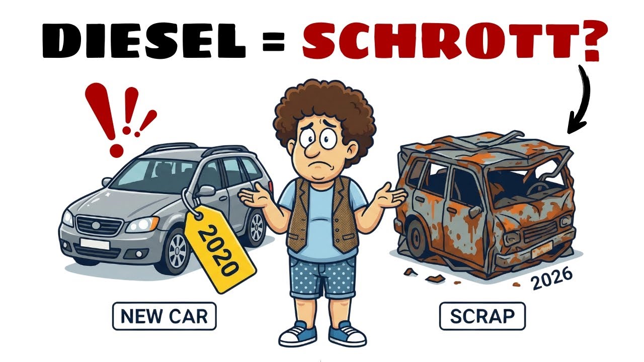 VERBRENNER-VERBOT? Warum dein Diesel ab 2026 wertlos ist (Die Rechnung) | Auto Wertverlust