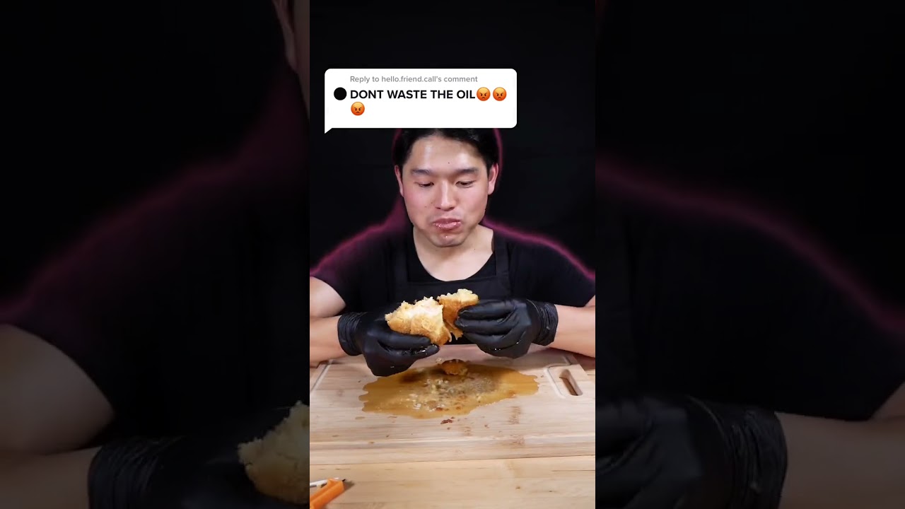 ♪COOKING♪ Don't waste the OIL 😡😡😡  #Shorts