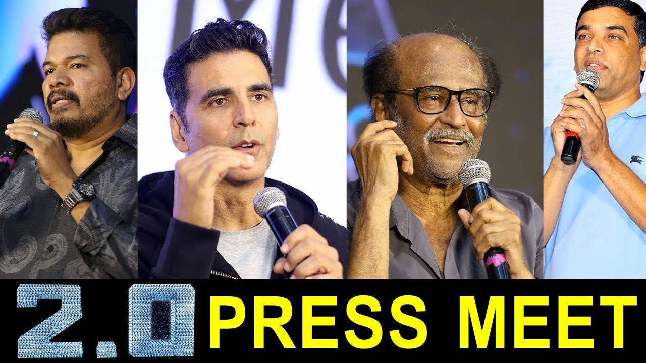 2.0 Movie Press Meet | Rajinikanth | Akshay Kumar | AR Rahman | 2 Point 0