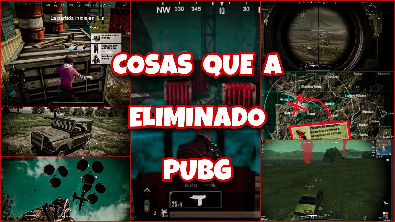 COSAS que a ido QUITANDO PUBG MOBILE en ACTUALIZACIONES