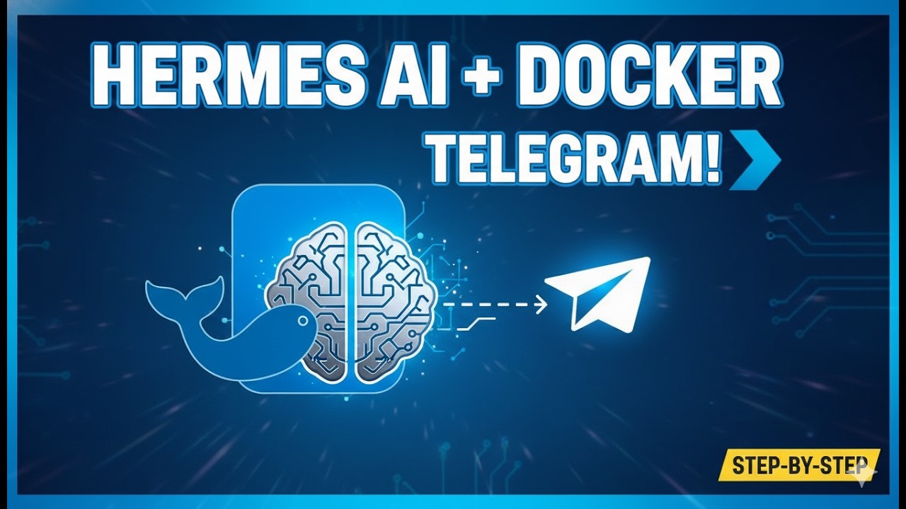 How to Install Hermes AI in a docker Step by Step + Telegram connection + OpenAI sub integration