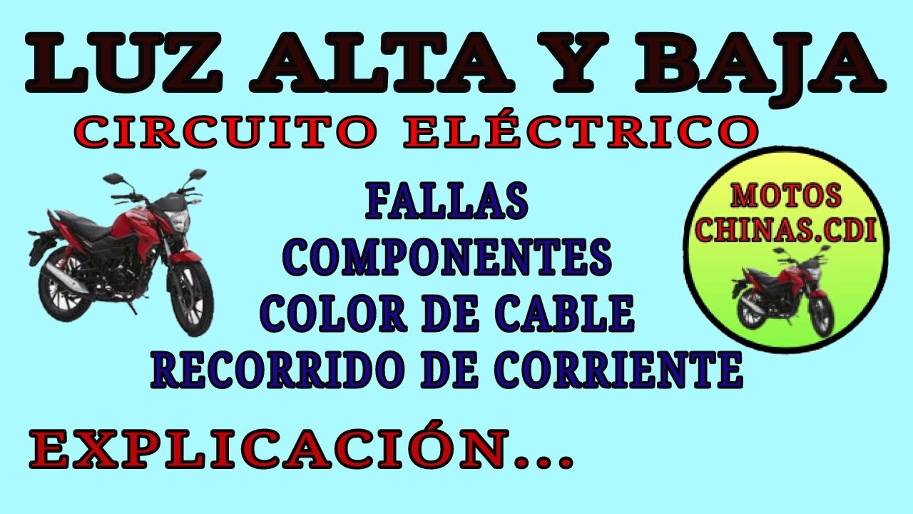 CIRCUITO DE LA LUZ ALTA Y BAJA. EXPLICACIÓN.