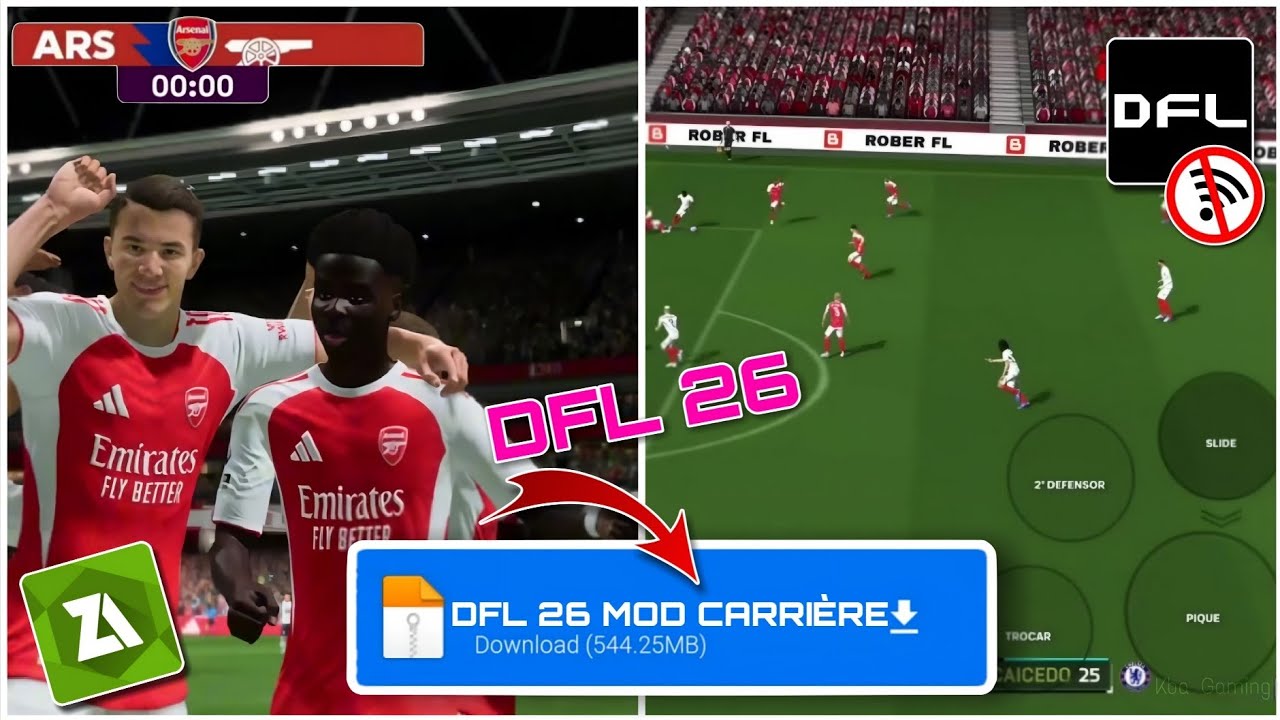 Comment Installer & Jouer DFL 26 (V.1.0) Mode Carrière | Mise à Jour 25/26 Sur Android Offline
