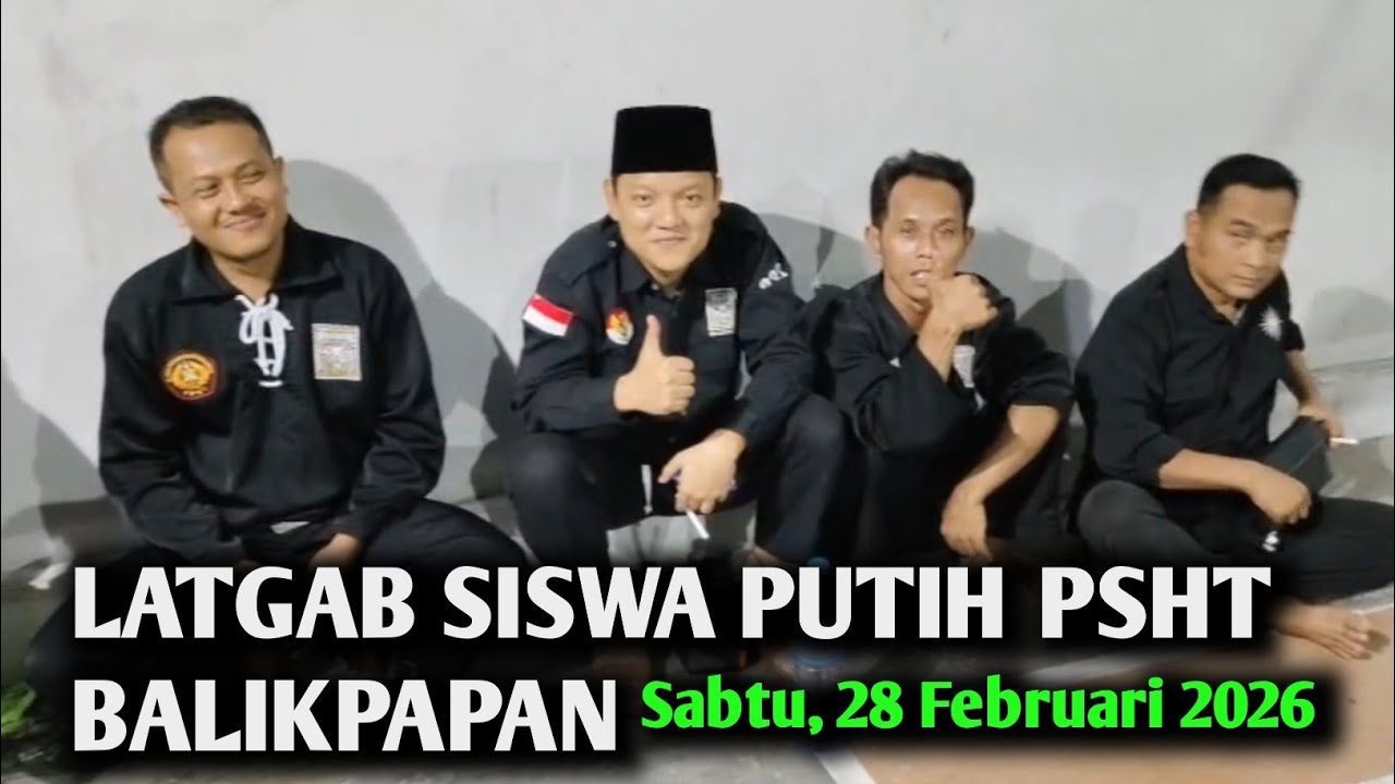 Gemparkan Dunia‼️Latgab Siswa Putih PSHT cabang Balikpapan 