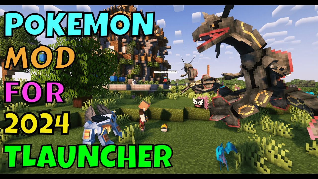 How to Install Pokemon Mod in Tlauncher 1.20.4 || Pixelmon mod for tlauncher Minecraft (2024)