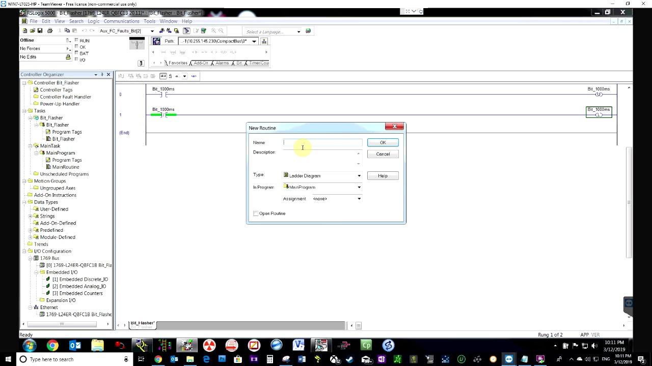 How to Create a Flashing Bit in Logix5000 Without a Timer