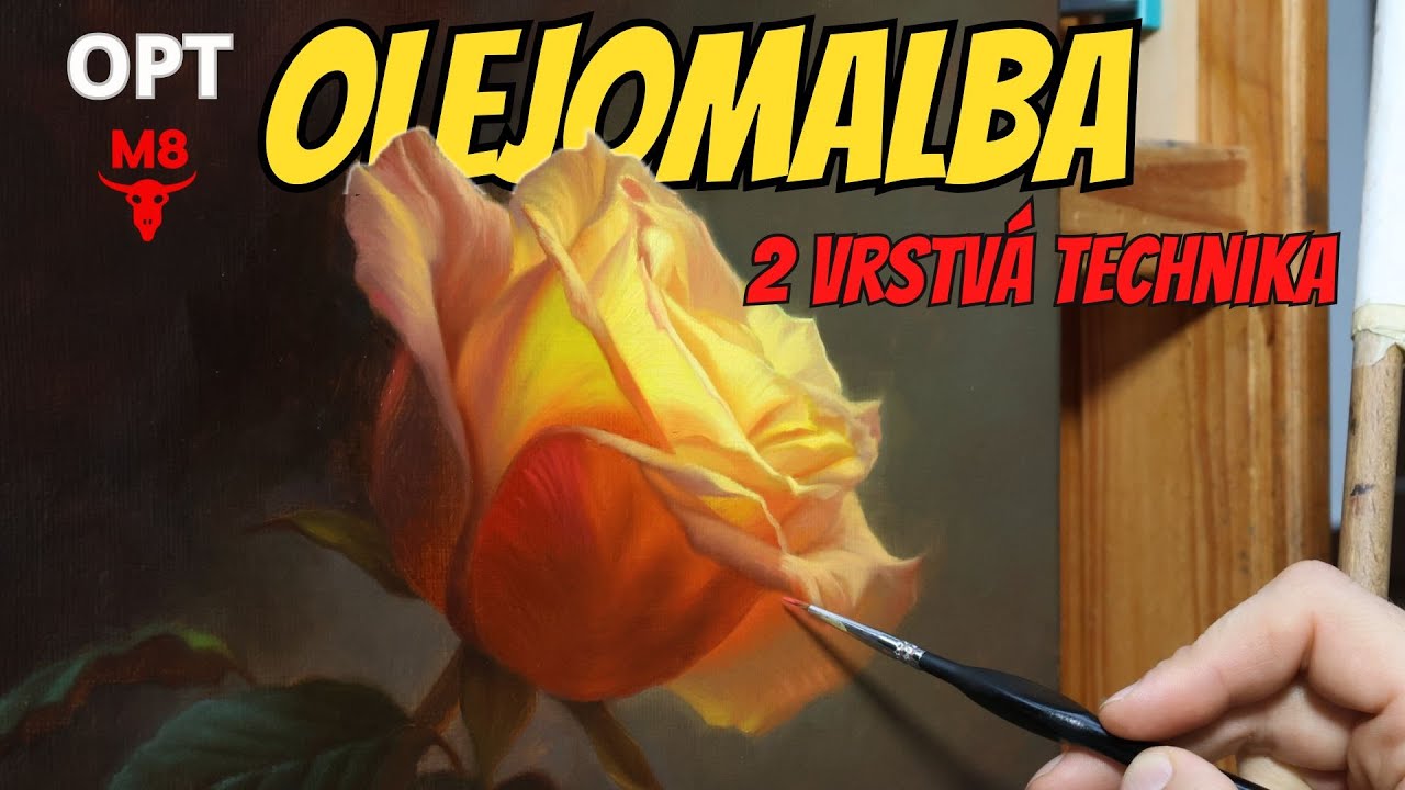 Olejomalba - Celý proces malby + lakování