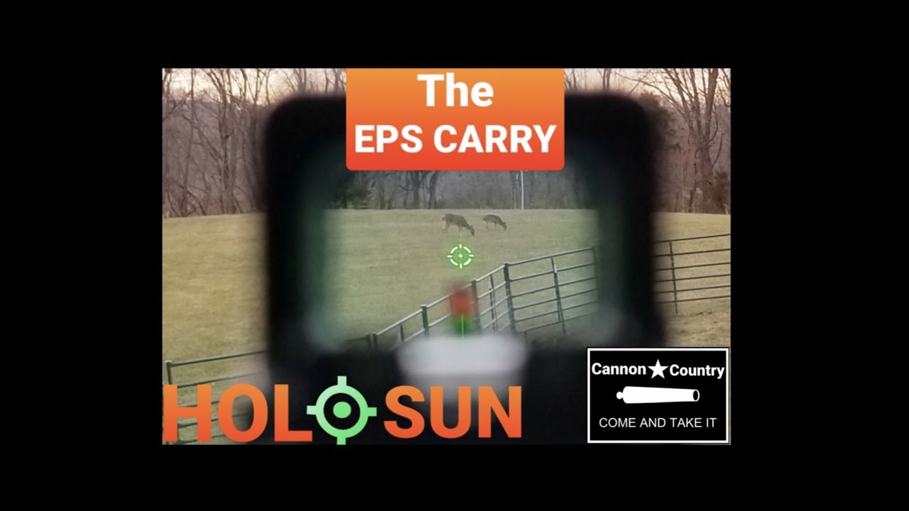HOLOSUN EPS CARRY 🍀GREEN🍀 MULTI RETICLE #Holosun #CannonCountry #BoomLife