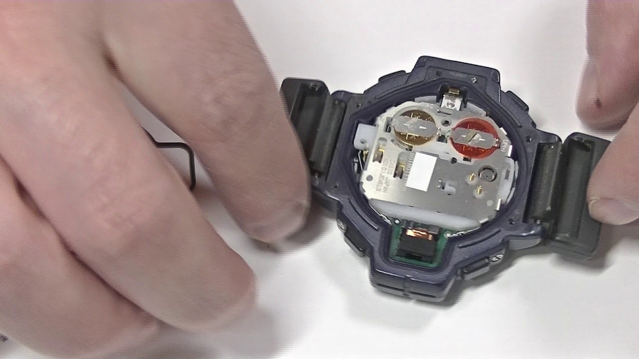 カシオ プロトレック トリプルセンサー PRT-40 電池交換 CASIO PRO TREK PRT-40 Battery replacement