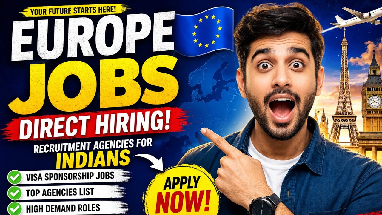 Top Europe Recruitment Agencies for Indians (Direct Hiring + Visa Sponsorship)
