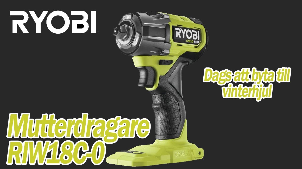 Mutterdragare från Ryobi, RIW18C-0
