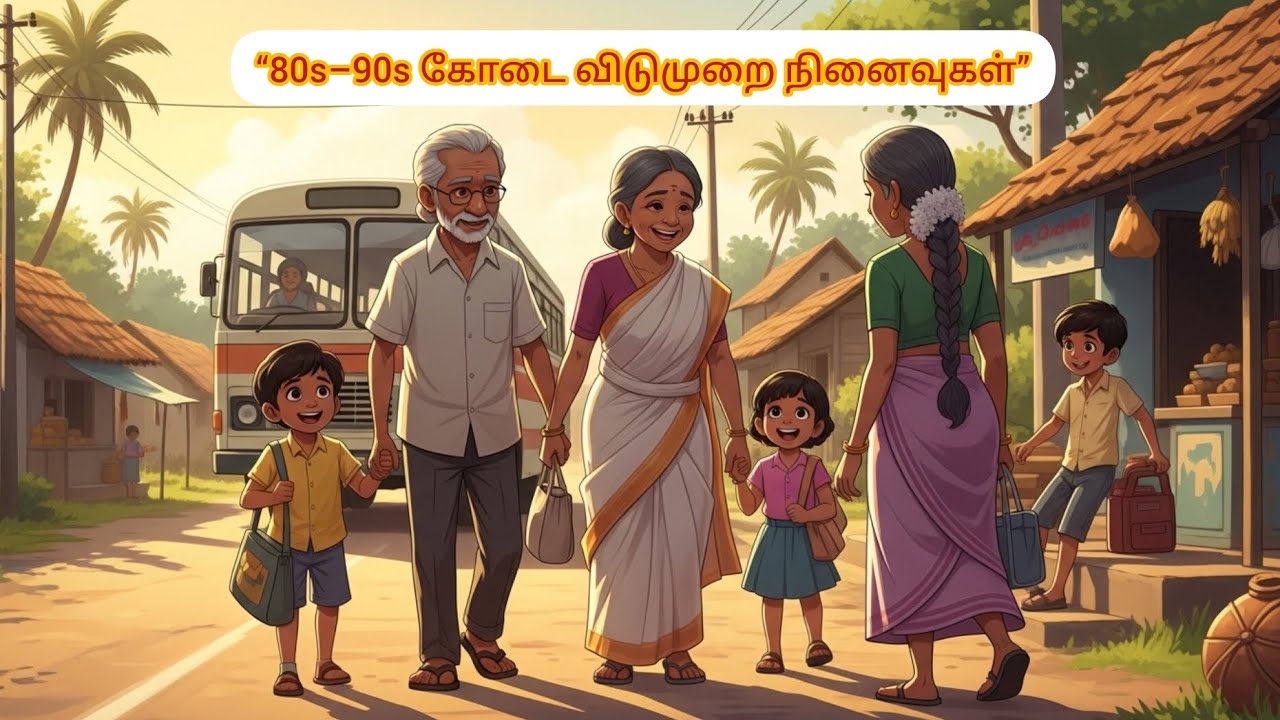 “பள்ளி விடுமுறைன்னா பாட்டி வீடு தான்… நினைவிருக்கா?”#80s90sநினைவுகள்