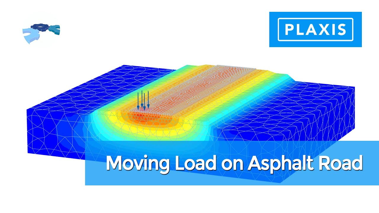 How to model moving load on asphalt road in Plaxis 3D