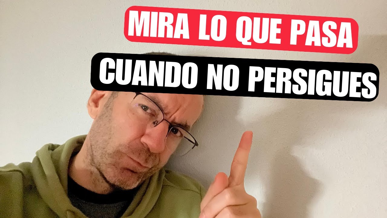 No persigas a ese EVITATIVO y mira lo que sucede. ¡Muéstrale esta actitud!